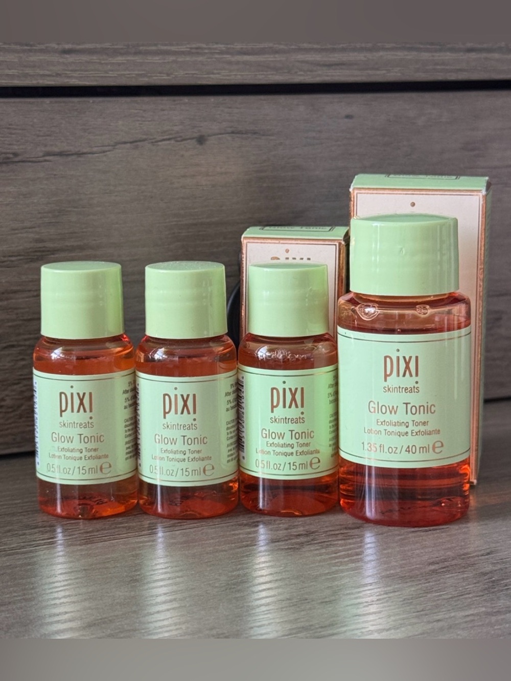 Pixi Glow‎ Tonic Bundle 2.8 oz total